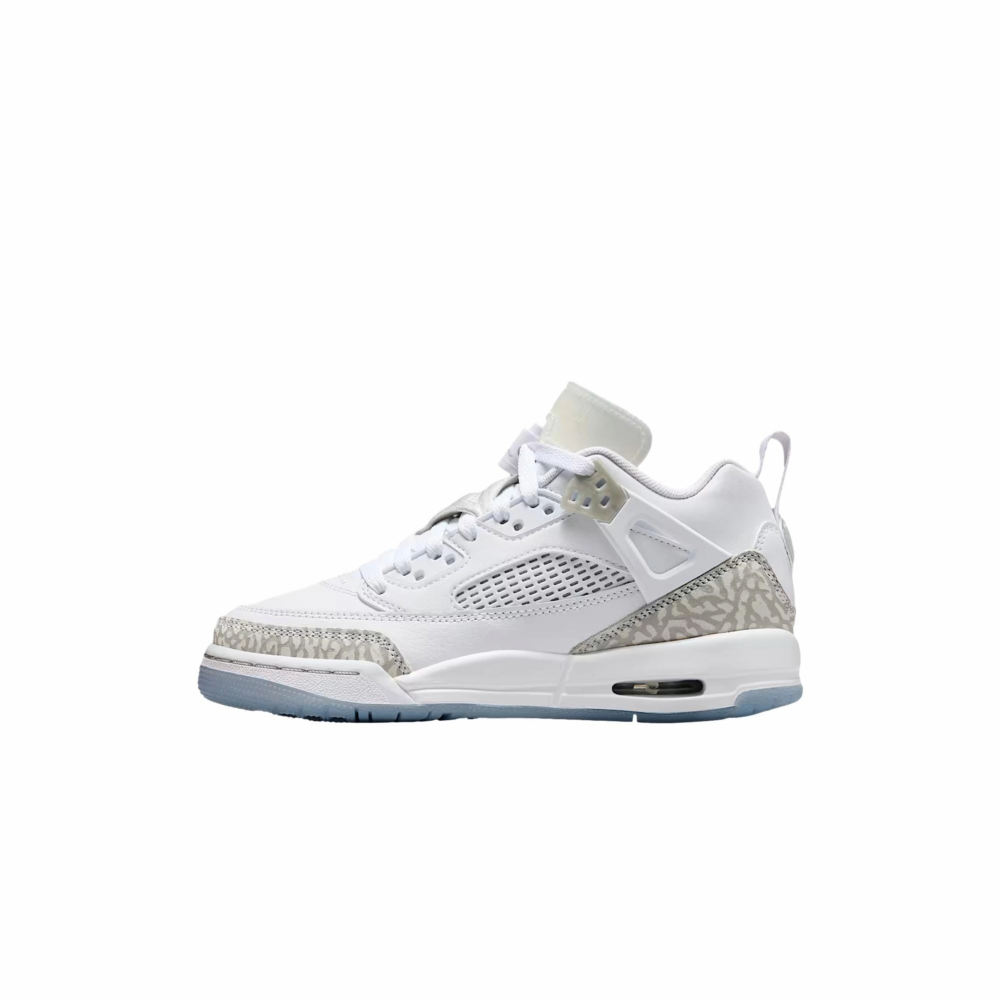Nike Jordan Spizike Low White / Neutral Grey  FQ3950-103 Grade-School Hyperbolic Cushioning