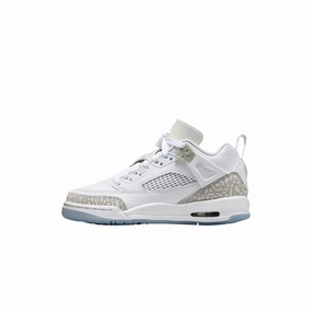 Nike Jordan Spizike Low White / Neutral Grey  FQ3950-103 Grade-School Hyperbolic Cushioning