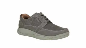 Men's Stockholm Shoe In Grey Stylish Leather Shoes Balanced Structure Event Look