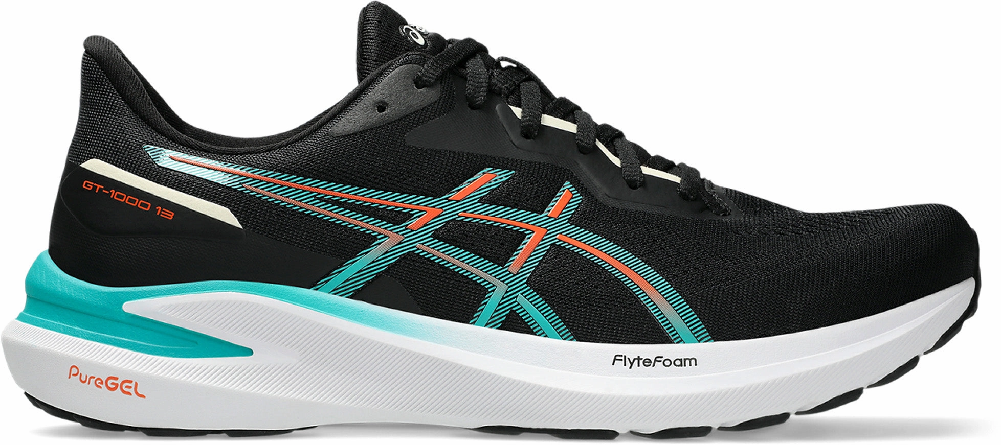 GT-1000 13 Men's Running Shoes (Width D) Cushioned heel running in a coral reef area shoes