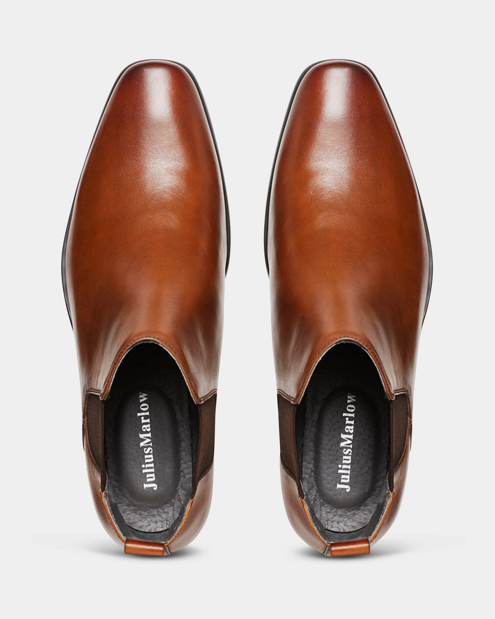 Kick Cognac Zip Edge