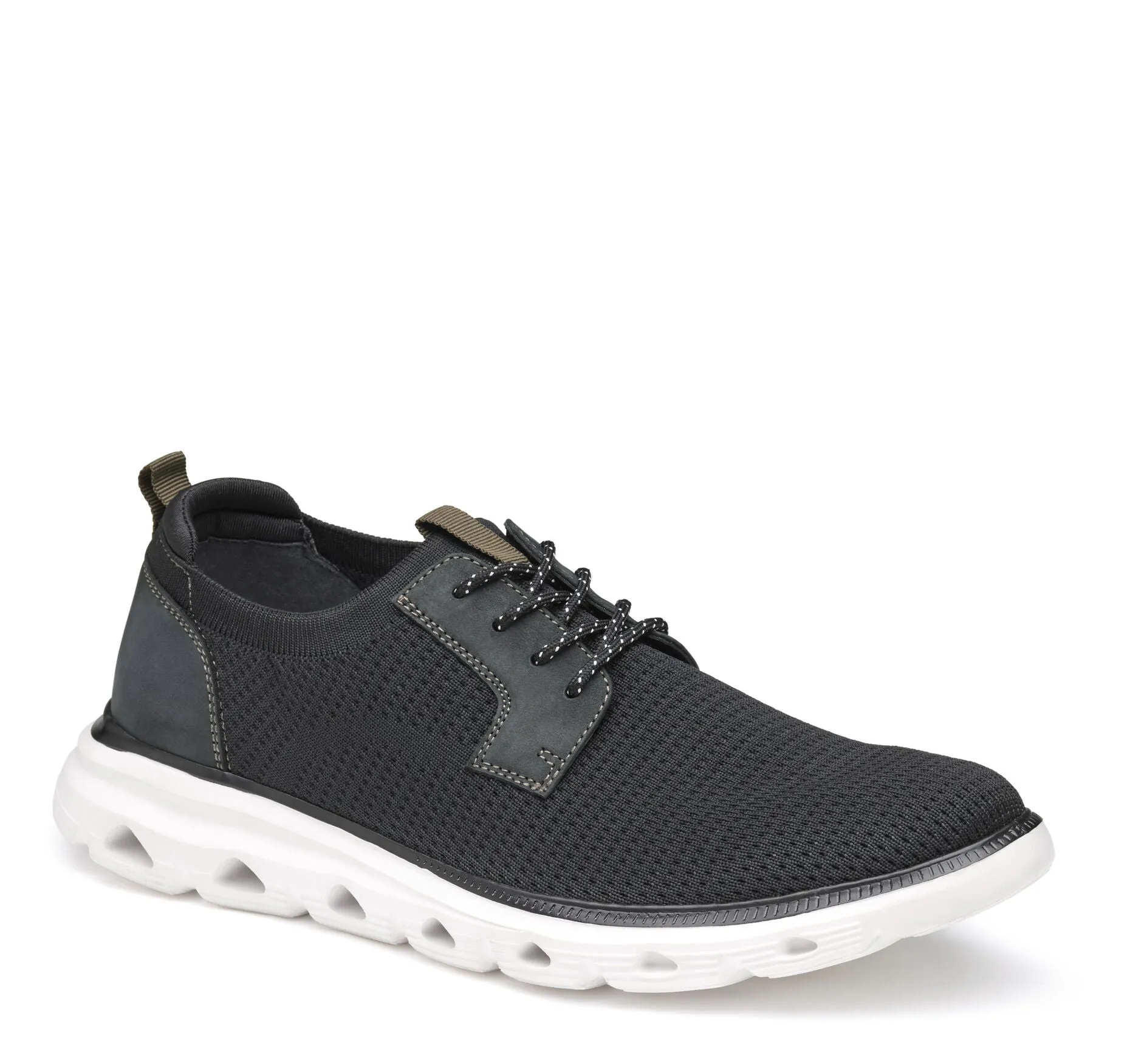 Classic Lace-up Shoes Premium Leather Johnston & Murphy Men's Jenkins Knit Plain Toe Casual Shoe