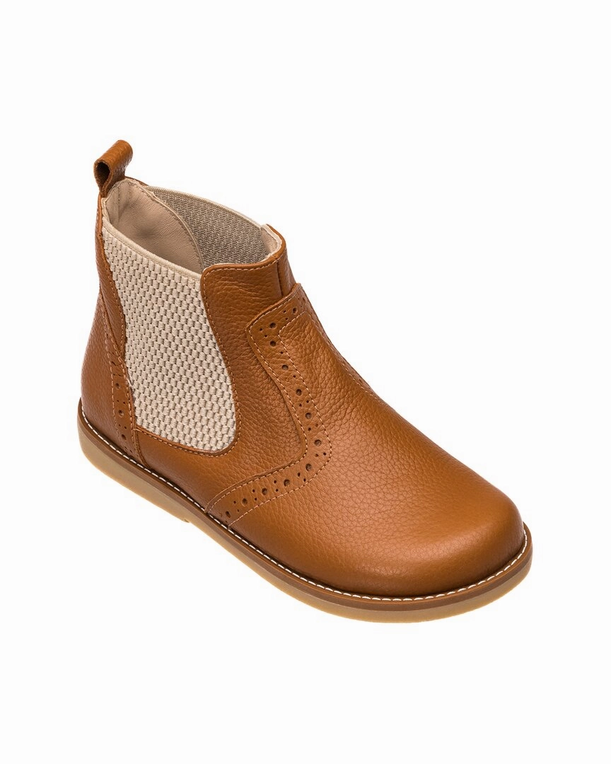 Open Toe Elephantito Leather Bootie