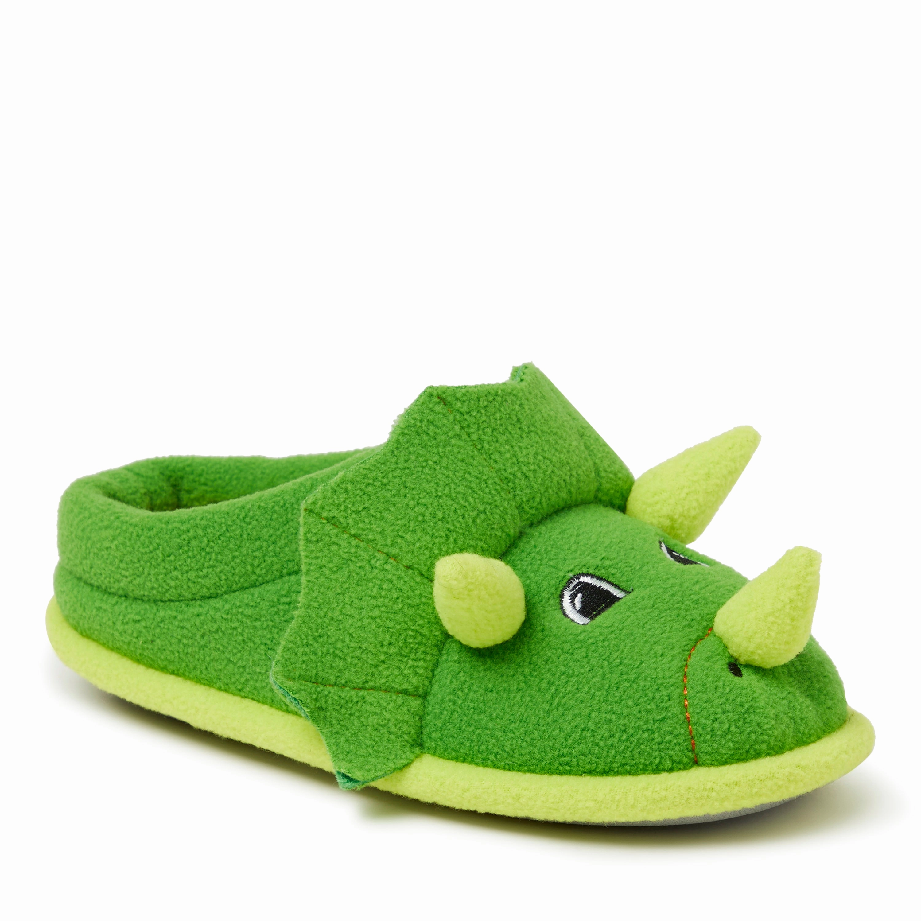 Dearfoams Kid's Peyton Animal Slip-On Clog House Slipper Lightweight Comfort Minimalist Look