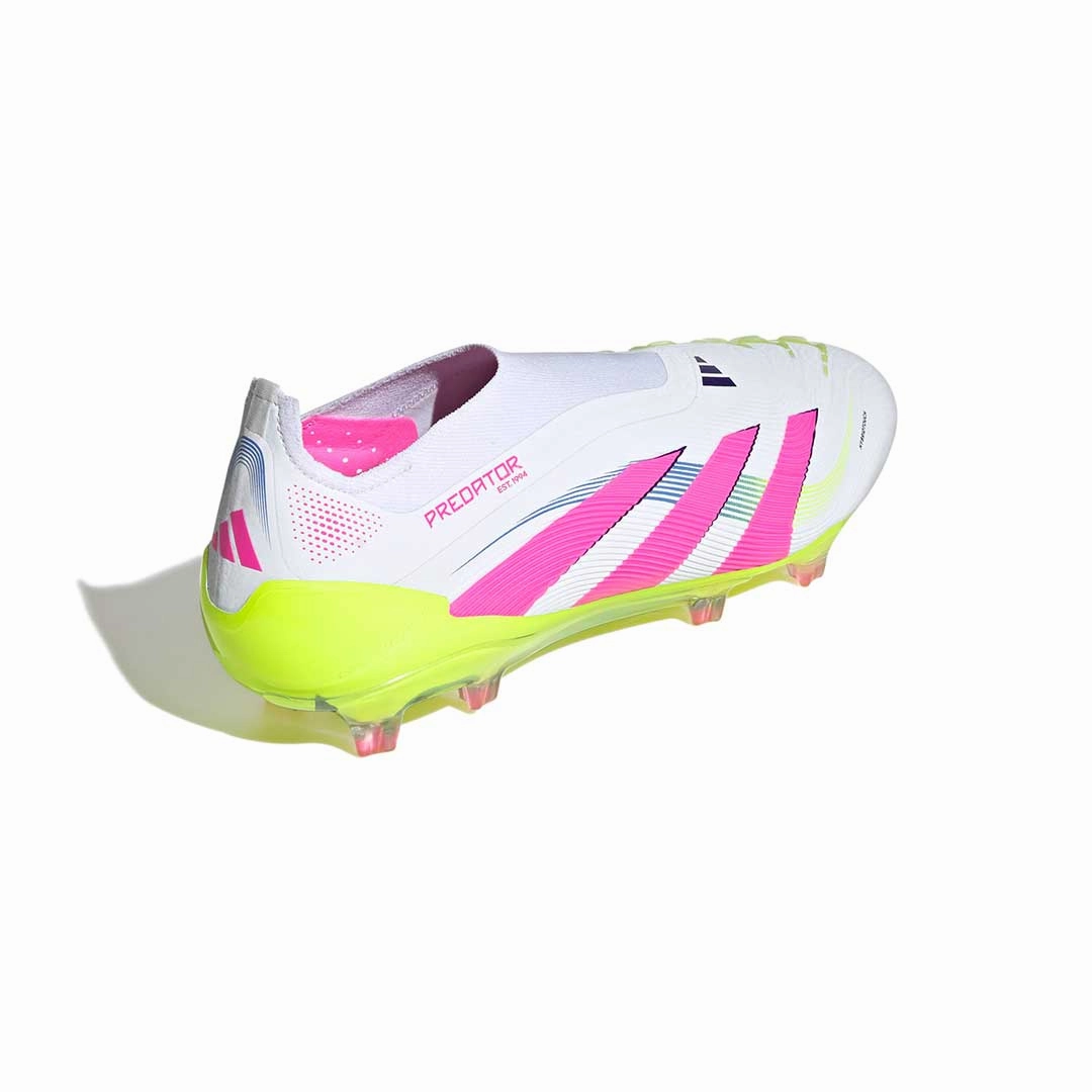 adidas - Unisex Predator Elite Laceless Firm Ground Cleats (ID3876) Passing Accuracy High Support