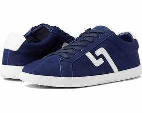 fringe - trimmed - design shoes Rollie Prime Sneakers Men's  Navy Leather Round Toe Casual Shoes JOBB1745