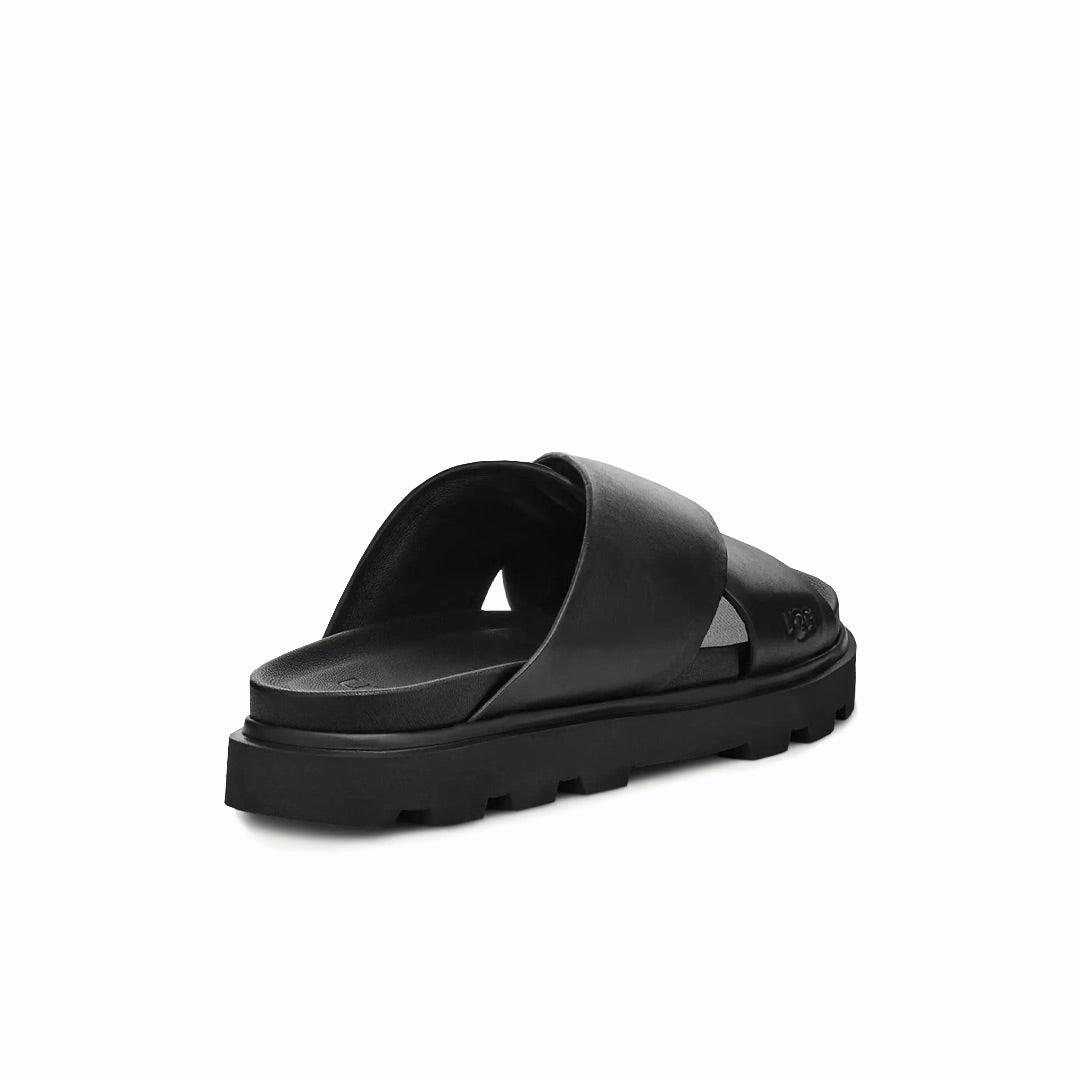 UGG? - Women's Capitelle Crossband Sandals (1152672-BLK) Soft Touch Drive Mood