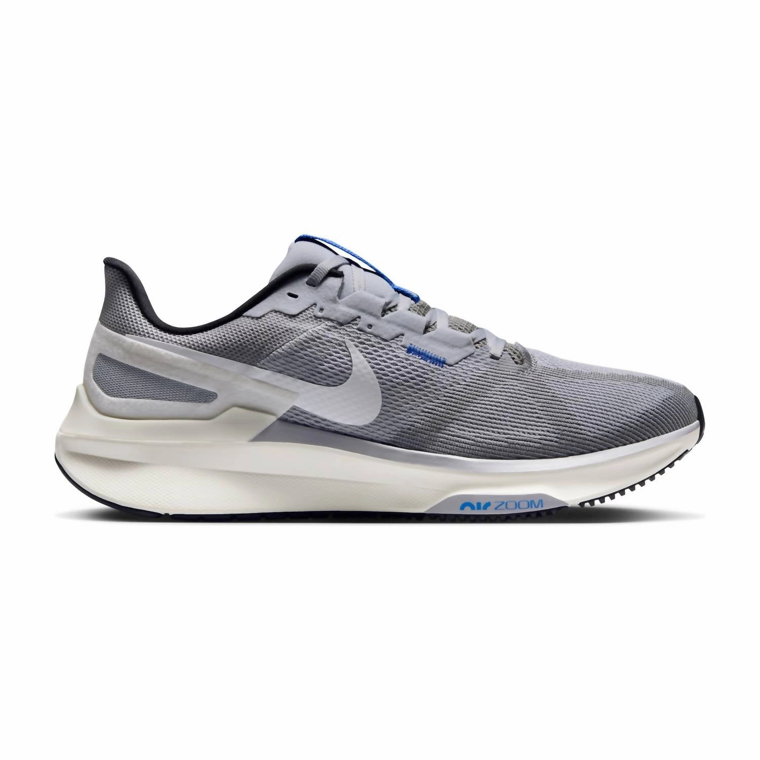 Running Technology Men's Structure 25 Road Running Shoes In Smoke Grey/wolf Grey/sail/white