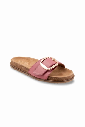 Effortless Footwear Soft Comfort Softwalk Una Sandals In Fuchsia