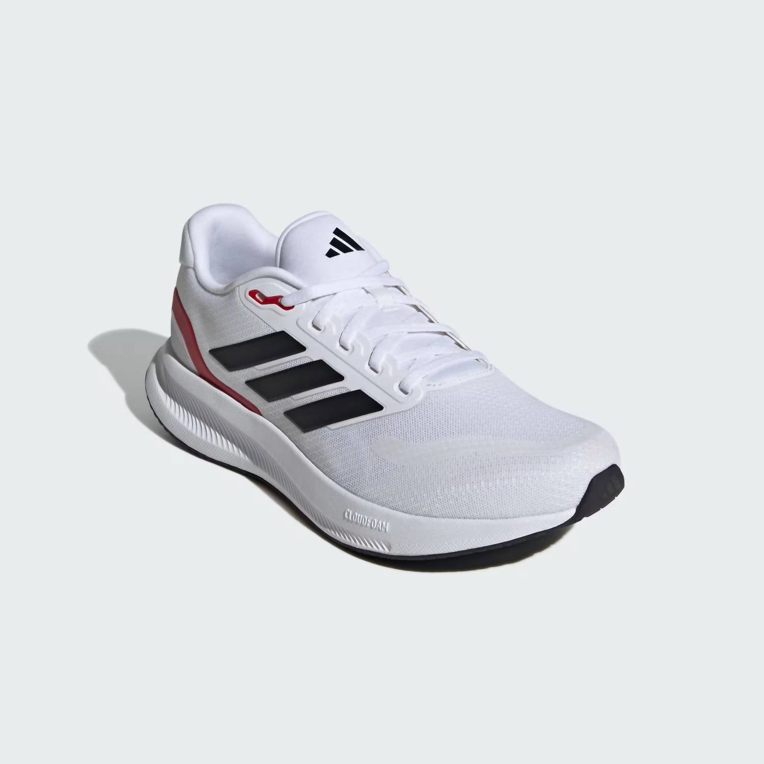 road shoes fabric - lining shoes Men's Runfalcon 5 Wide Running Shoe In White/black/scarlet