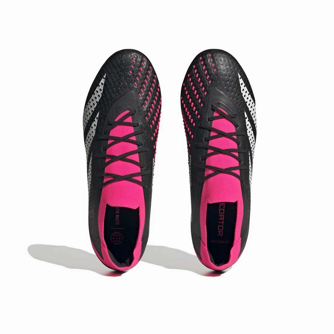Pro Performance Push Traction adidas - Unisex Predator Accuracy.1 Low Firm Ground Soccer Cleats (GW4577)