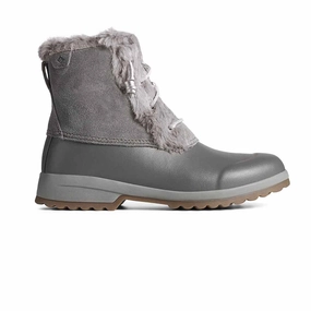 Sperry - Women's Maritime Repel Suede Boots (STS84506) Slip Resistant Adventure Seeker Training Ground