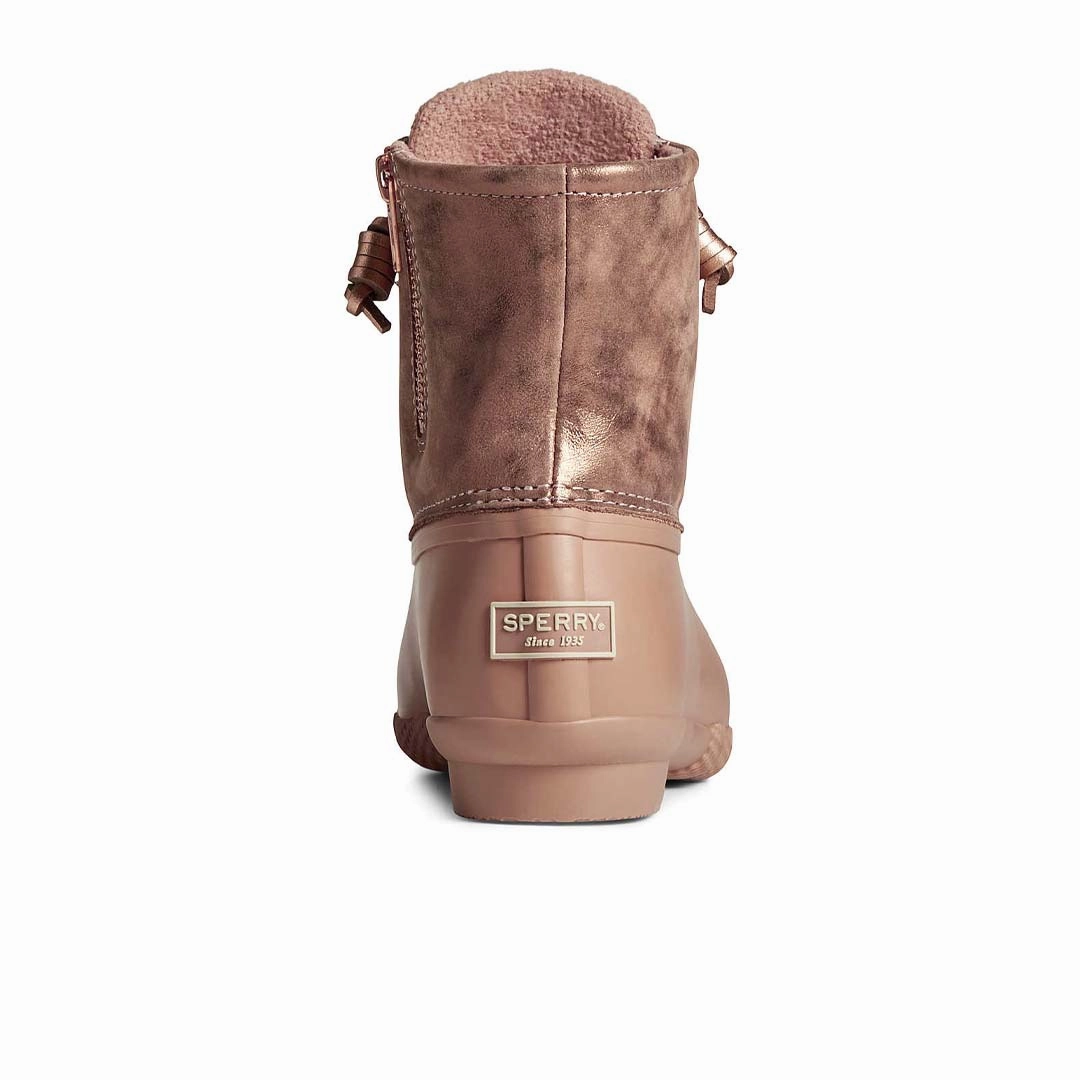 Sperry - Women's Saltwater Shimmer Metallic Leather Duck Boots (STS87983) Seamless Comfort Daily Walks