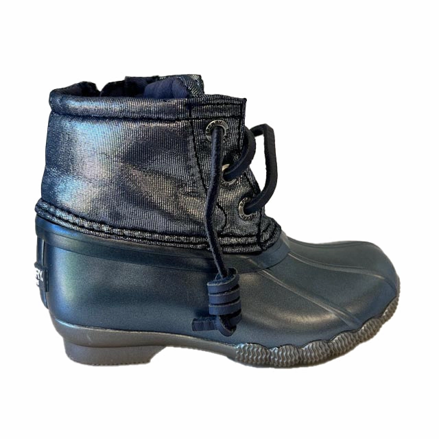 Spin Hike Sperry Girls Silver Boots
