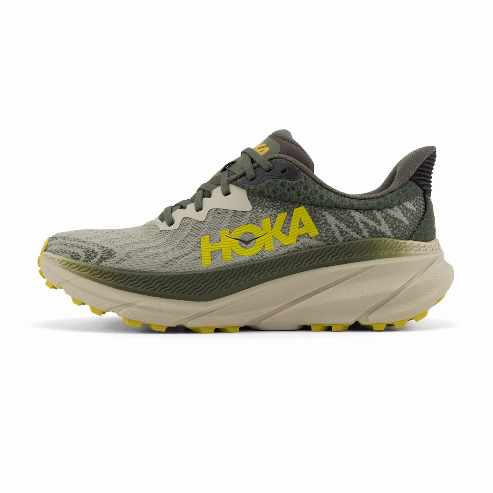 Hoka One One Challenger ATR 7 1134499-OZF Men's 8 2E Wide Running Shoes RHS3485 solo - run