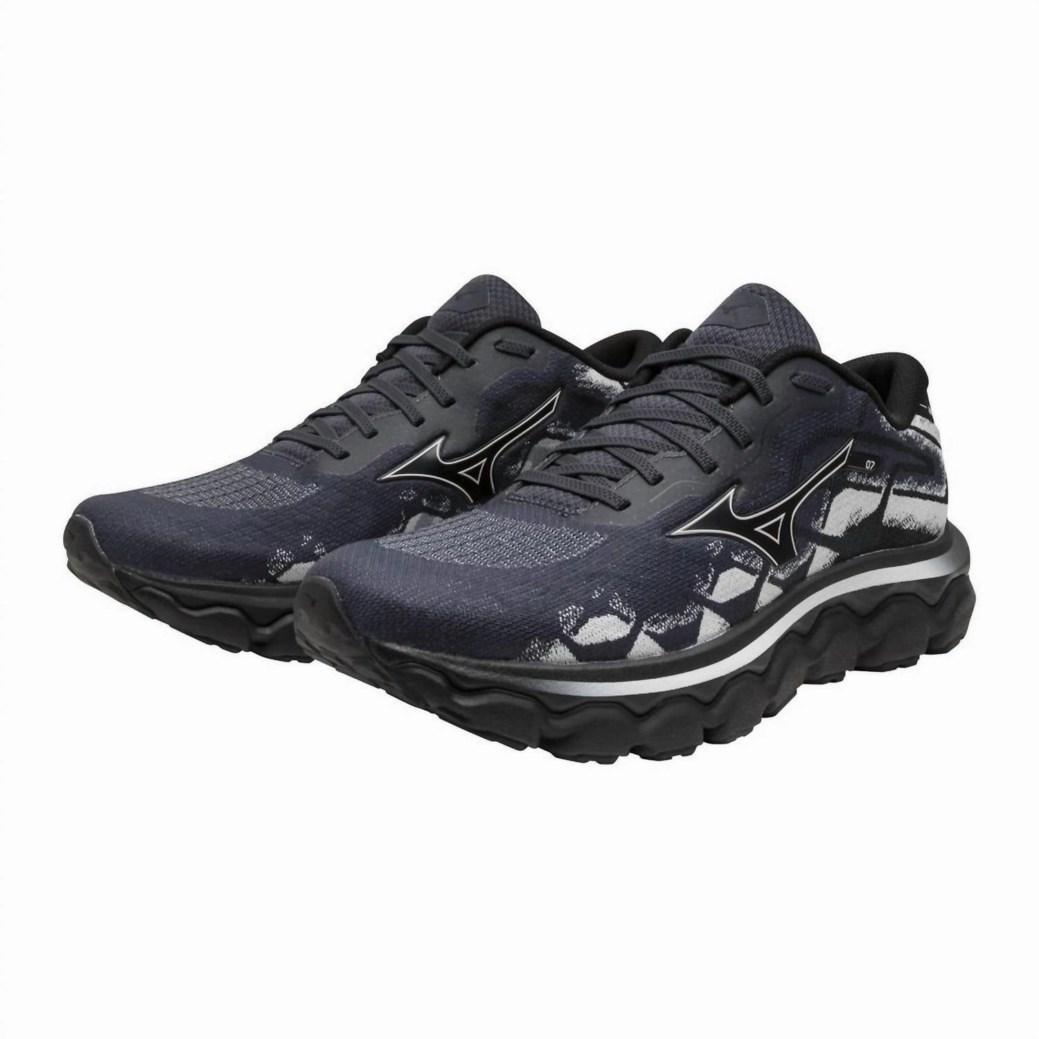 provide support premium shoes Men's Wave Horizon 7 Running Shoe In Black/nimbus Cloud