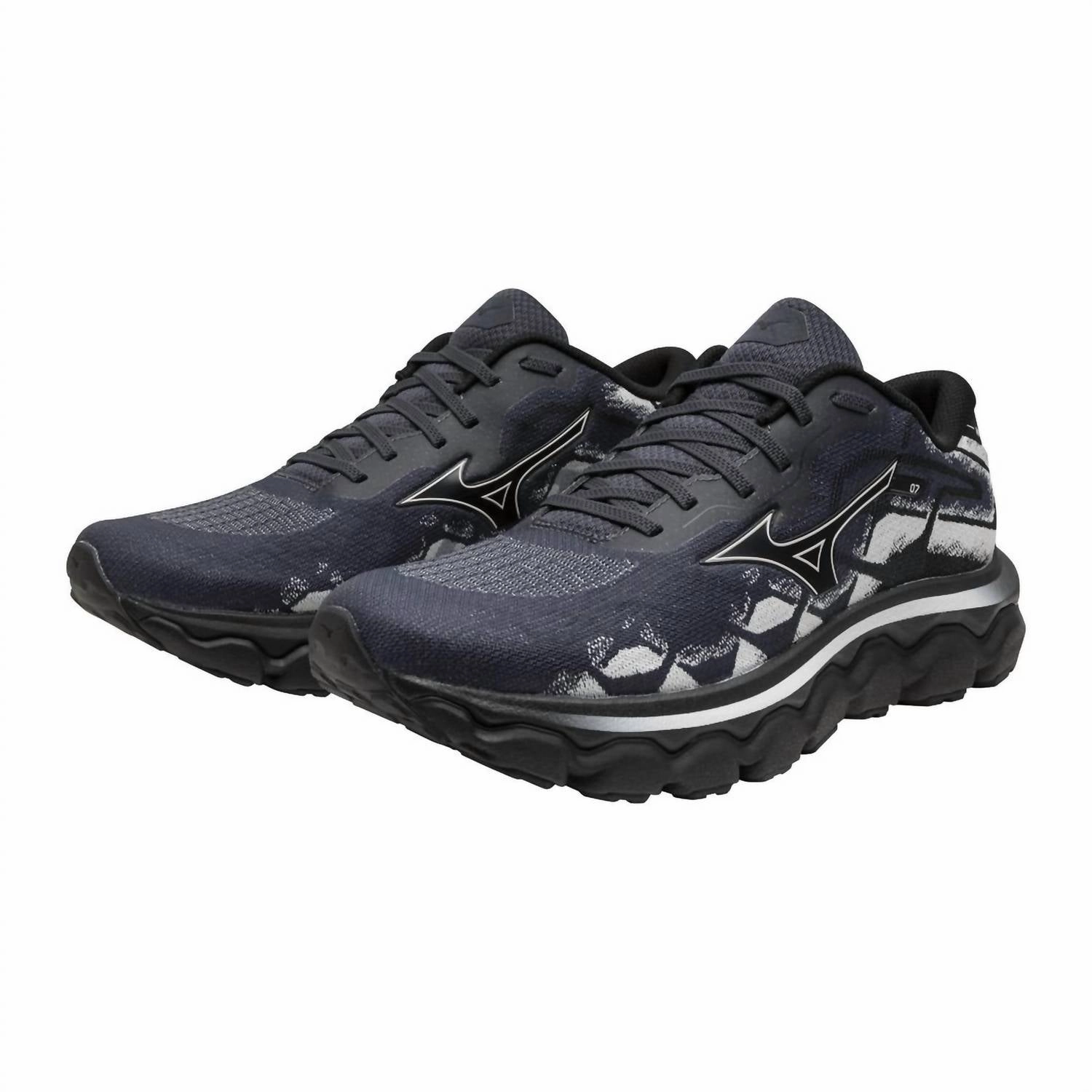 Men's Wave Horizon 7 Running Shoe In Black/nimbus Cloud metatarsal - support running shoes Modern Aesthetic