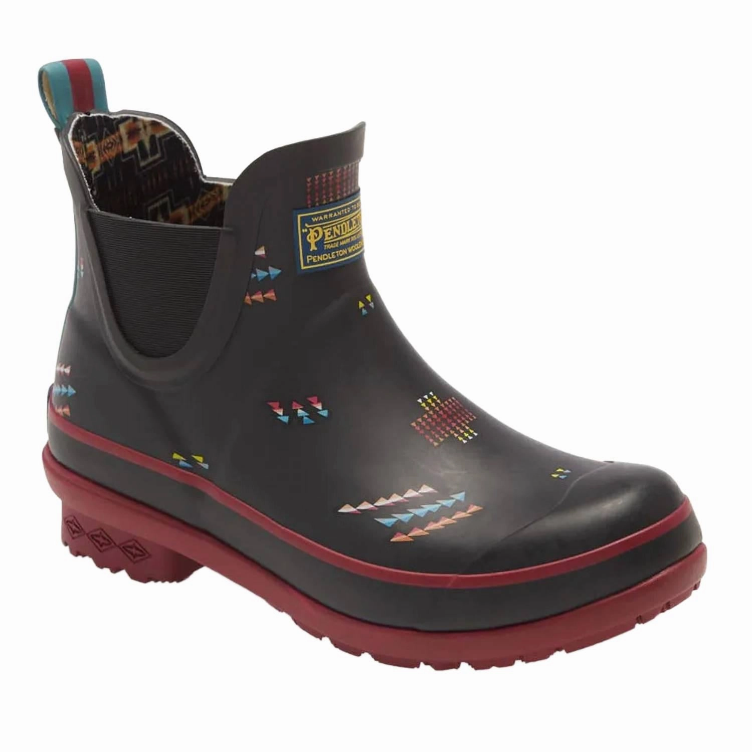 insulated Urban Edge Women's Geo Mix Short Rain Boot In Black