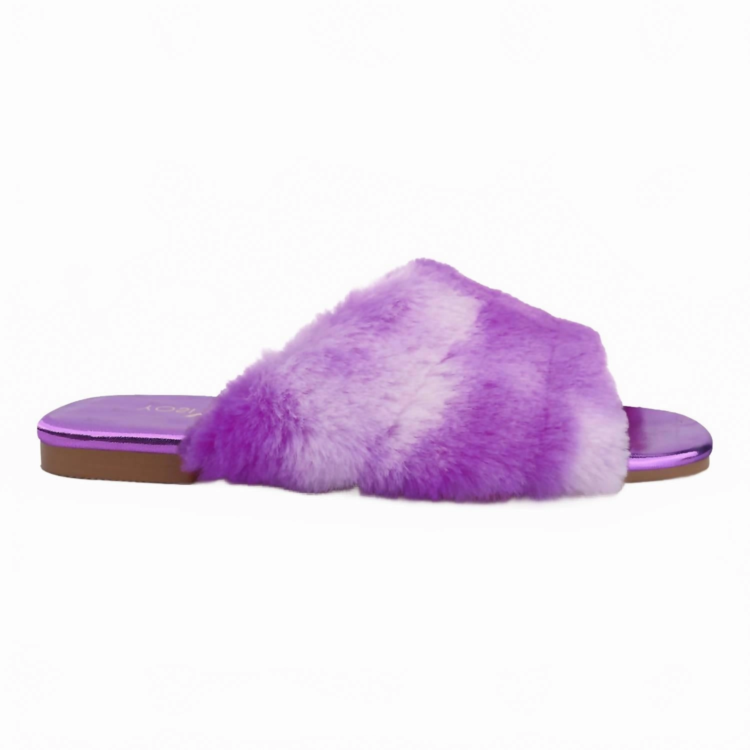 Kids Miss Nora Slipper In Purple Cozy Sandals Comfortable Adaptability