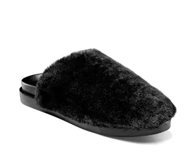 skin friendly Stacy Adams Montecito Scuff Slippers Mens  Black Faux Fur Slip-On JOBB1587