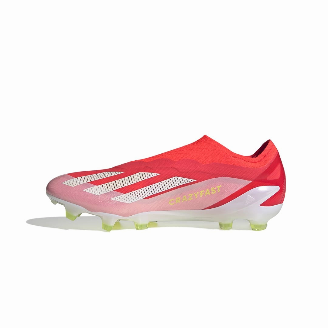 adidas - Unisex X Crazyfast Elite Laceless Firm Ground Cleats (IG0611) Ground Motion Communication Skills
