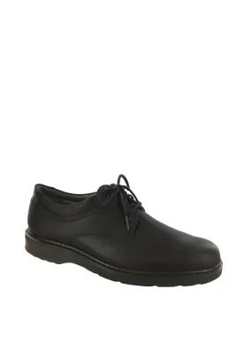 Timeless Walk Elegant Comfort Men's Aden Lace Up Oxford - Medium Width In Black