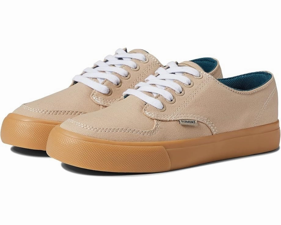 Element Topaz C3 Sneakers Kids Beige Athletic Skateboard Shoes JOBB885 Comfort Ankle Support Non Slip Inner Sock