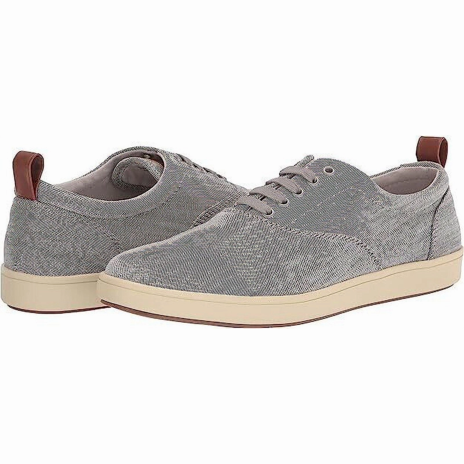 Anti   Fatigue Steve Madden Fenom Sneakers Mens US 9 Gray Denim Round Toe Casual Shoes GBNC657