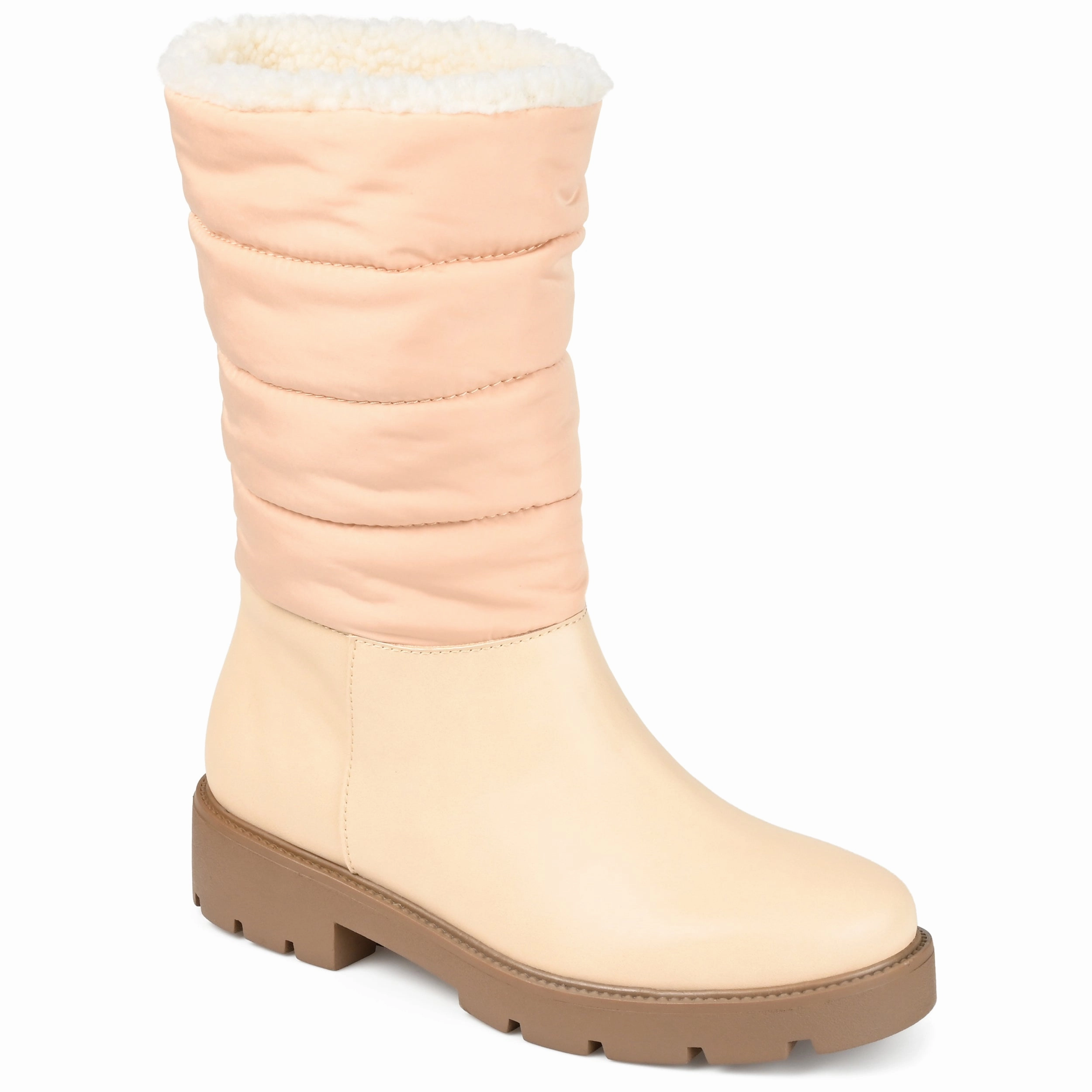 Anti-bacterial Slip Resistant Mountain Hike Journee Collection Womens Nadine Tru Comfort Foam Block Heel Winter Boots