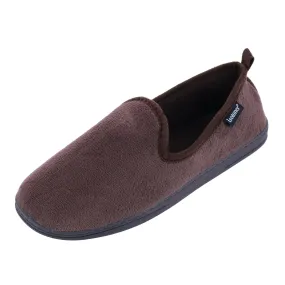 Minimal Design Grip Support Men's Microterry Samson Closed Back Slipper