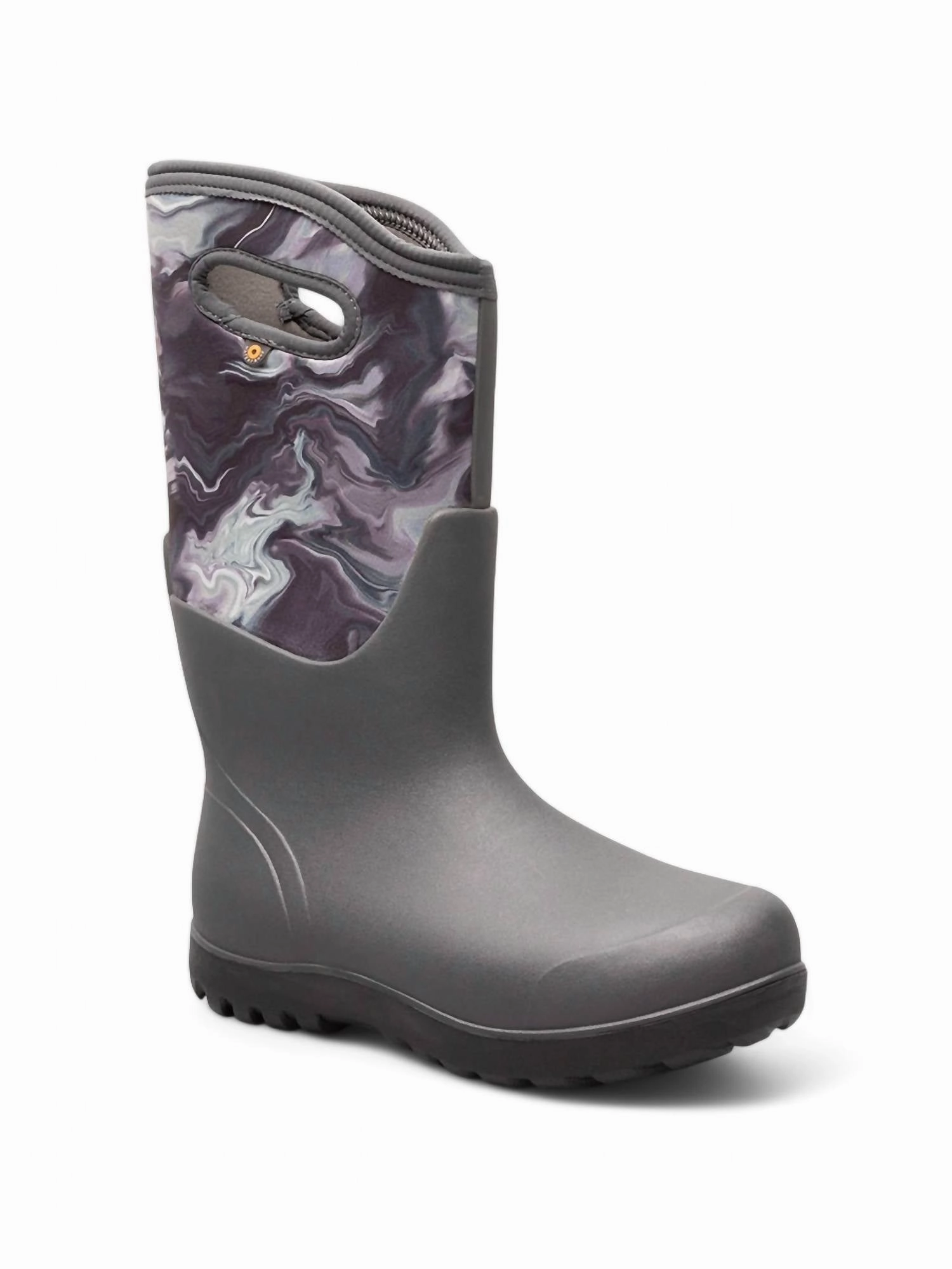 Rugged And Durable Slim Line Women's Neoclassic Boot In Grey Oil