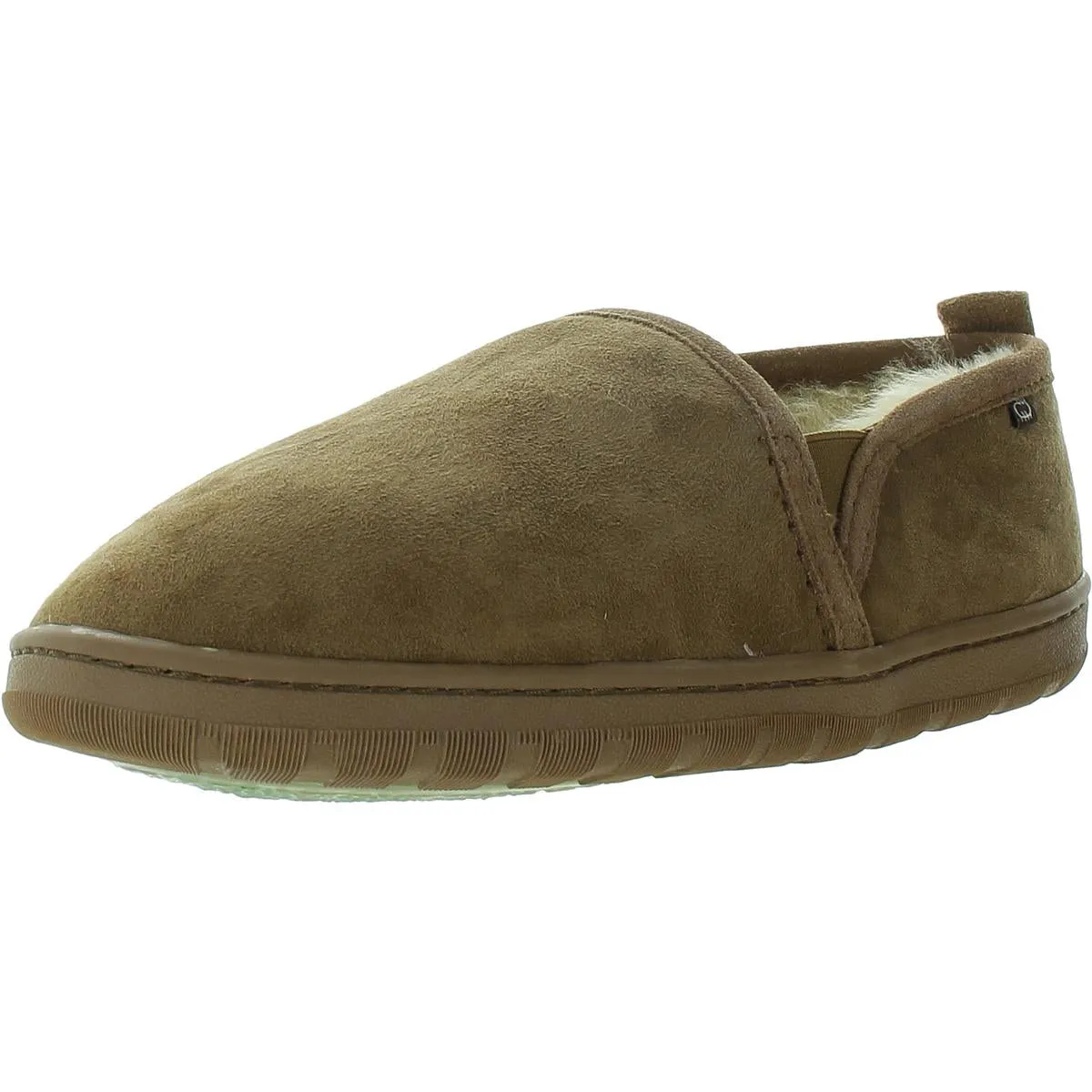 Mens Faux Fur Lined Sheepskin Loafer Slippers Casual Beach Sandals Sunset Hour