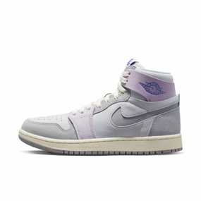 Air Jordan 1 Zoom CMFT 2 DV1305-005 Women's US 11.5 Gray Lifestyle Shoes GBNC88 arch - contouring insoles Smart Features