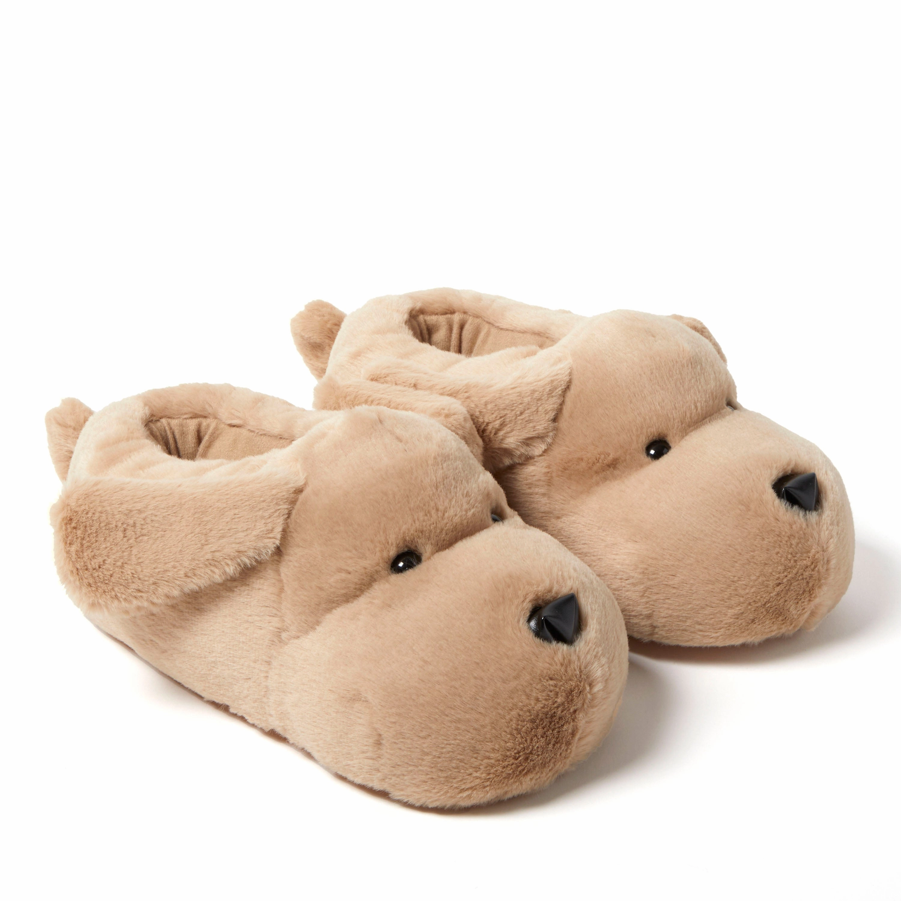 Cozyfoams Women's Overstuffed Animal Closed Back Slipper Anti   Odor Instant Slip