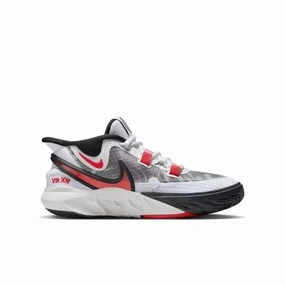 Durable Build ActiveUse Kyrie 8 Kids Shoes In White University Red-Black