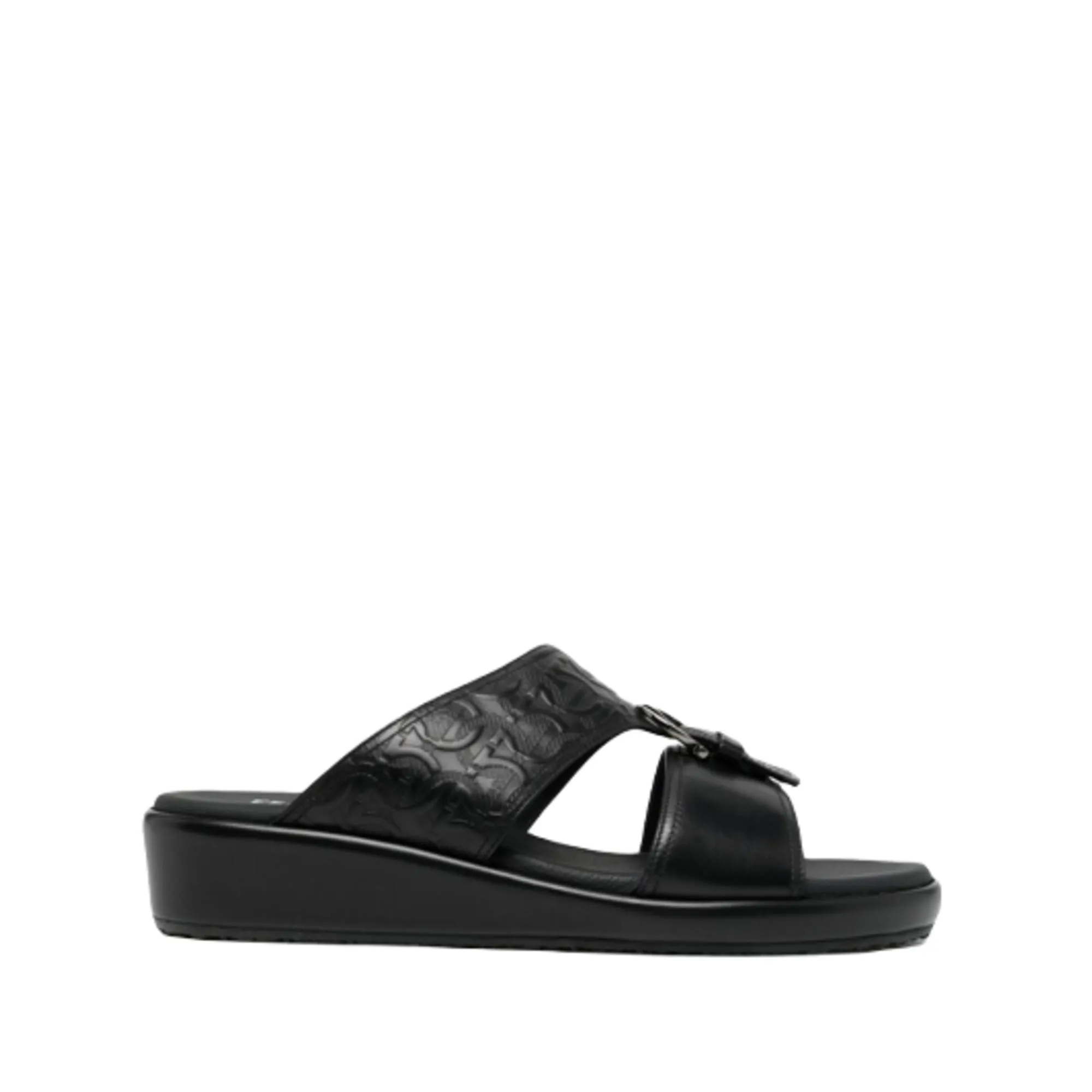 Gentle Walk Ferragamo Murray Men's Sandals Black