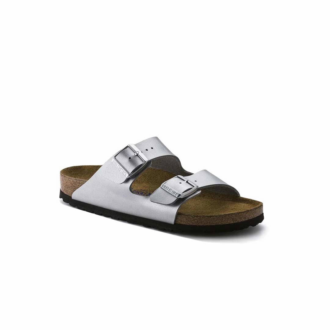Comfortable Outdoor Adventure Birkenstock - Women's Arizona Birko-Flor Soft Footbed Slides (Narrow) (550153)