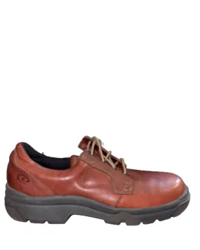 Versatile Look Structured Upper All Day Worker Men's Cheyenne Lace Up Oxford Shoes In Briarwood Leather