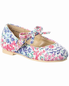 Marathon Pace Janie and Jack Floral Bow Flat