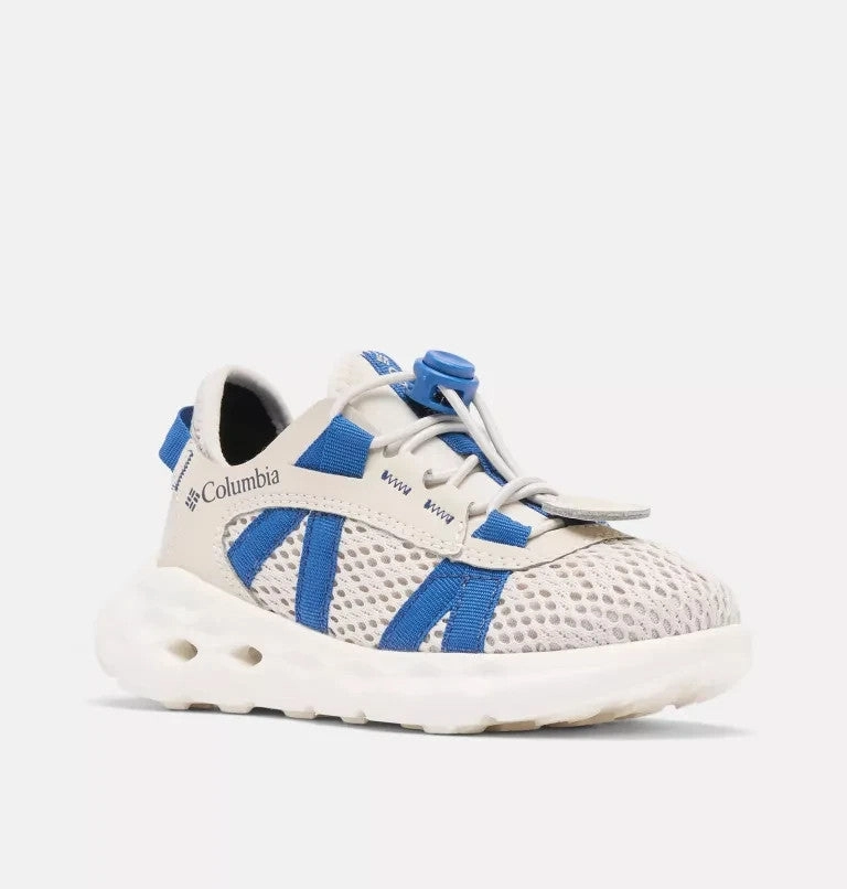 Columbia Drainmaker XTR Sneakers Kids  Cloud Gray Blue Water Shoes VER333 Coffee Run Smart Tread