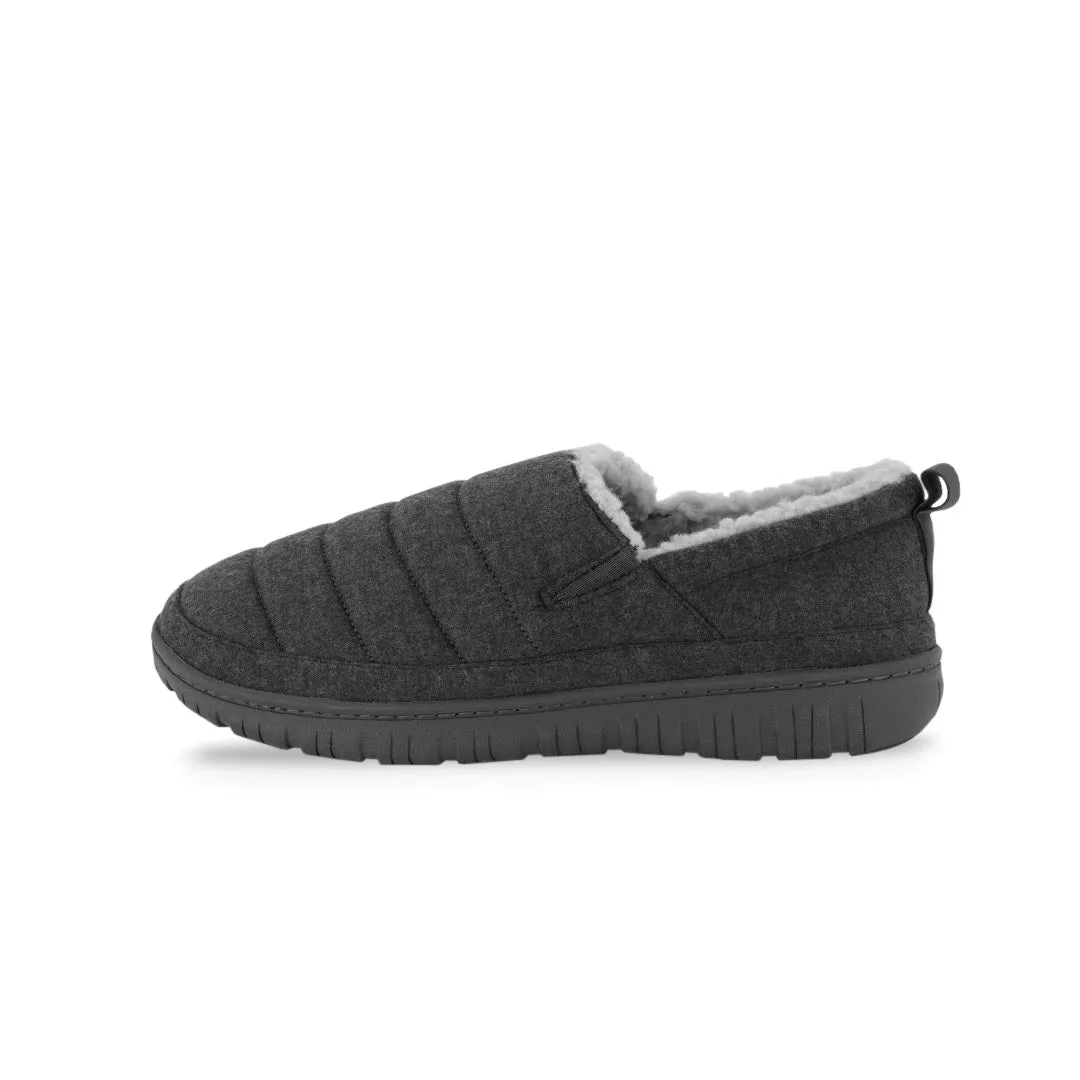 Men's Wrap Aline Puff Slippers (SMF4641WPL GRY) Travel Friendly