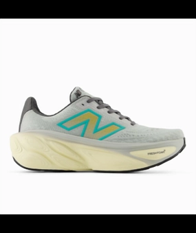 Men's Fresh Foam X More V5 Sneakers In Brighton Grey/calcium/cyber Jade running on trail Waterproof Shoes