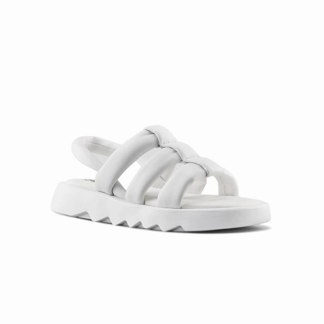 Cougar - Women's Juliana Leather Water-Repellent Sandals (JULIANA-WHT) Cafe Stop