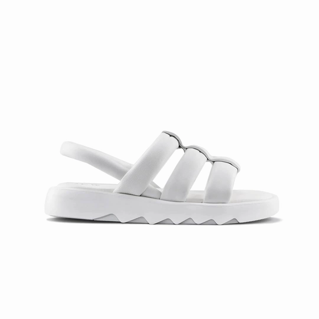 Cougar - Women's Juliana Leather Water-Repellent Sandals (JULIANA-WHT) summer shoes Versatile Casual Footwear