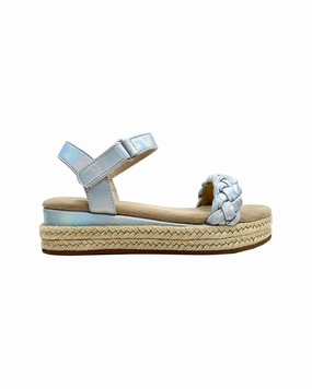 Yosi Samra Miss April Wedge Sandal Stretchable Straps