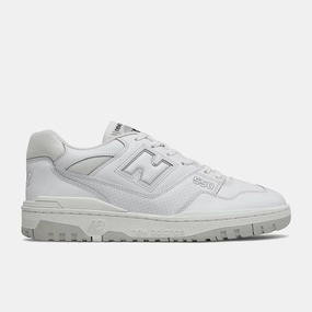 running in a sound area shoes fashion - brand shoes New Balance BB550 BB550PB1 Sneakers Mens White Leather Lifestyle Shoes TF7058 (White,13)
