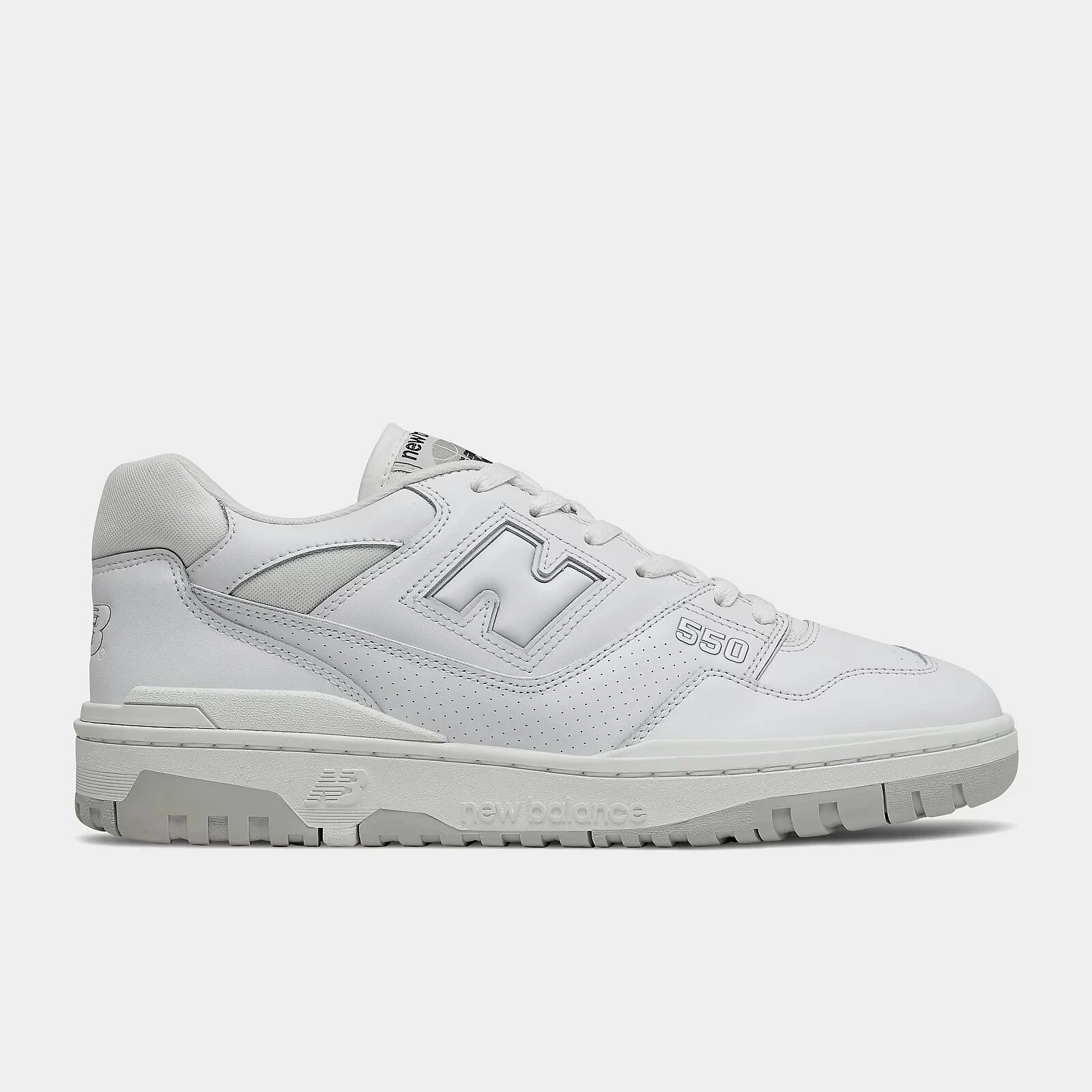 running in a sound area shoes fashion - brand shoes New Balance BB550 BB550PB1 Sneakers Mens White Leather Lifestyle Shoes TF7058 (White,13)