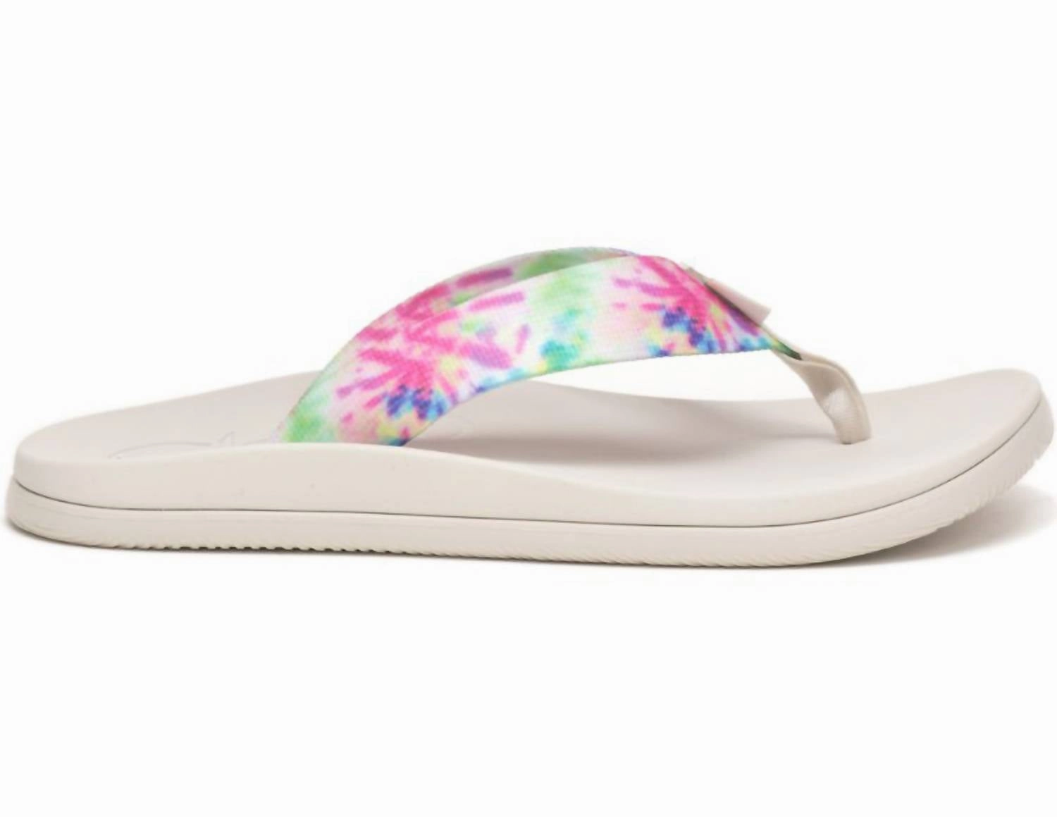 Easy To Slip Women's Chillos Flip Flops In Light Tie Dye