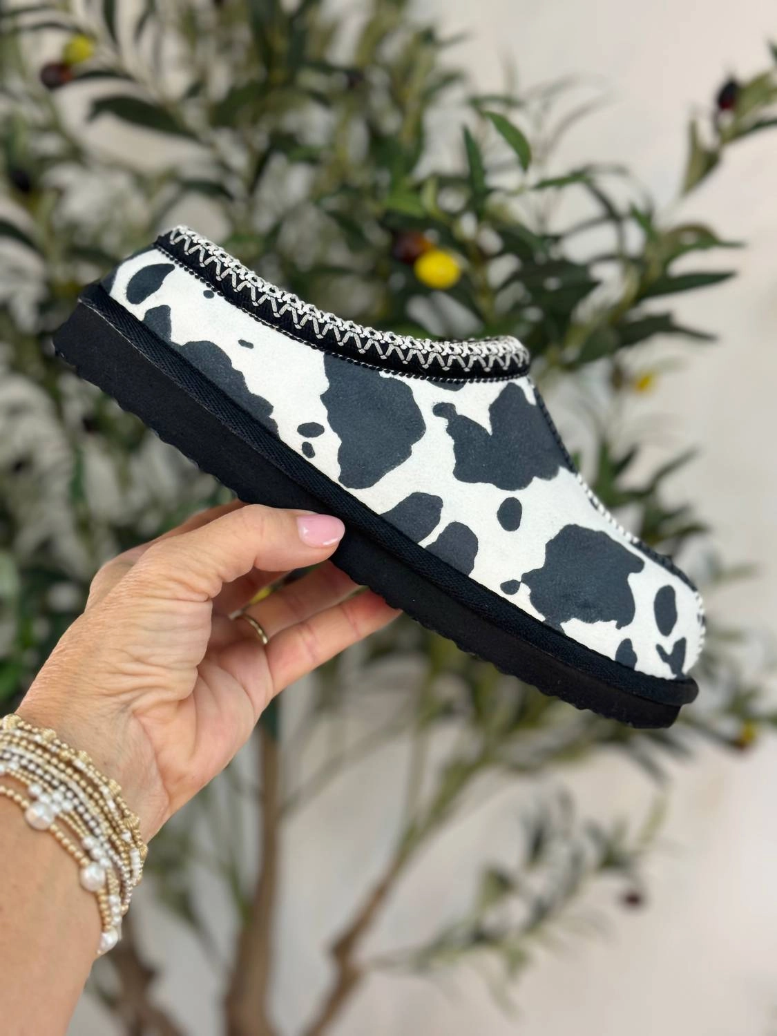 Women's Sparks Slip On In Cow Print Reliable