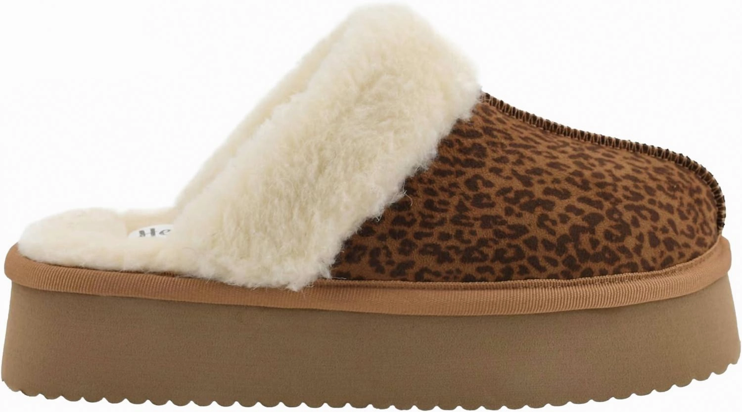 Easy to Wear Soft Touch Women's Cuddle Up Slippers In Mini Leopard